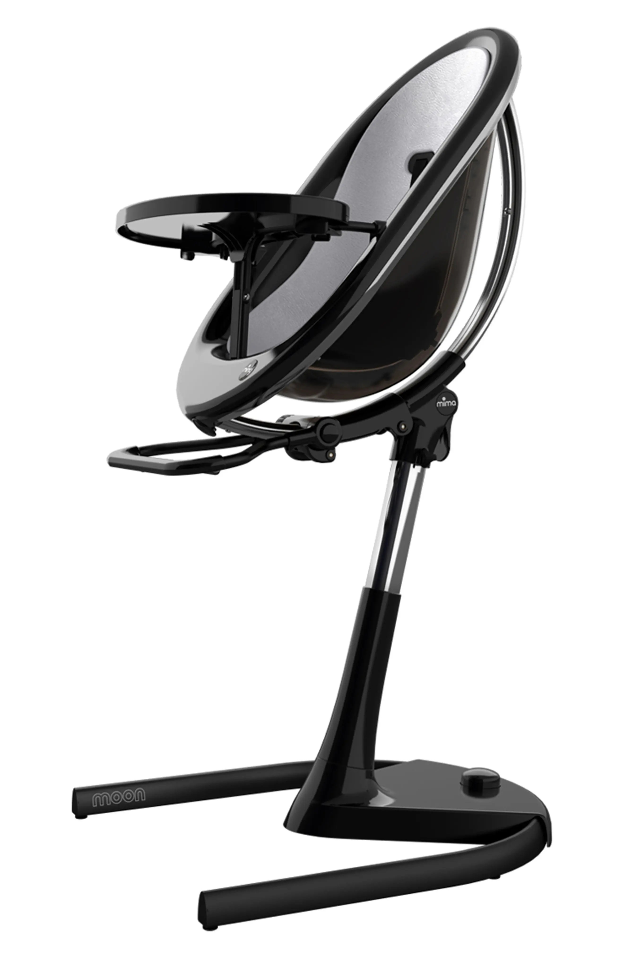mima Moon 2G 3-in-1 Highchair in Black/Silver at Nordstrom | Nordstrom