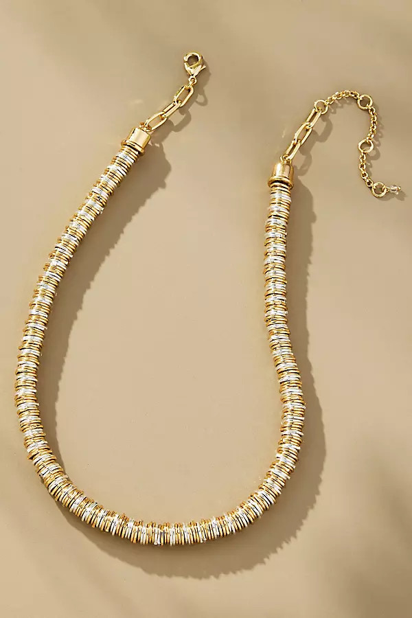 Mixed Metal Short Necklace | Anthropologie (US)