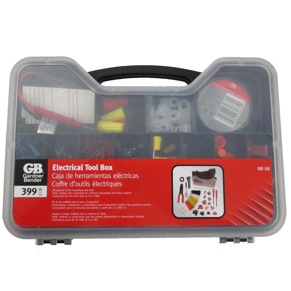 DIY Electrical Tool Box (399-Piece) | The Home Depot