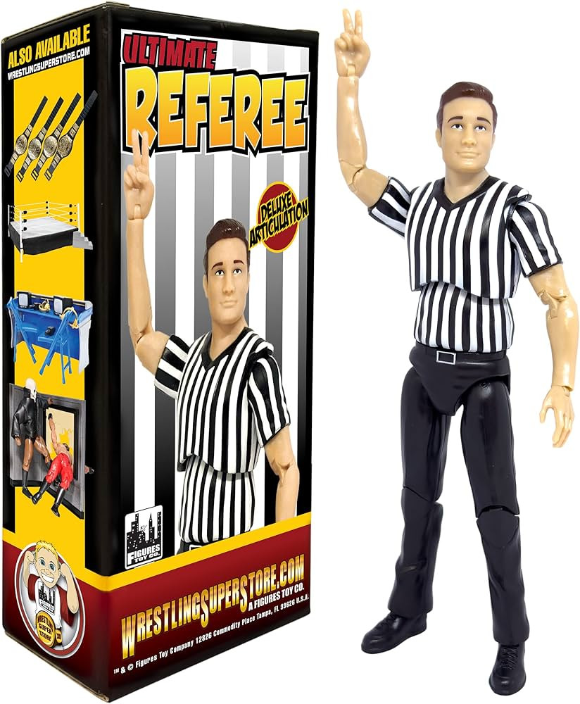 Ultimate Referee with Deluxe Articulation for Wrestling Action Figures | Amazon (US)