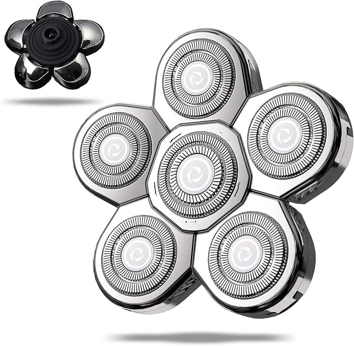 Head Shaver Replacement Heads,Head Shaver Replacement Blades, Head Shavers for Bald Men,Head shav... | Amazon (US)