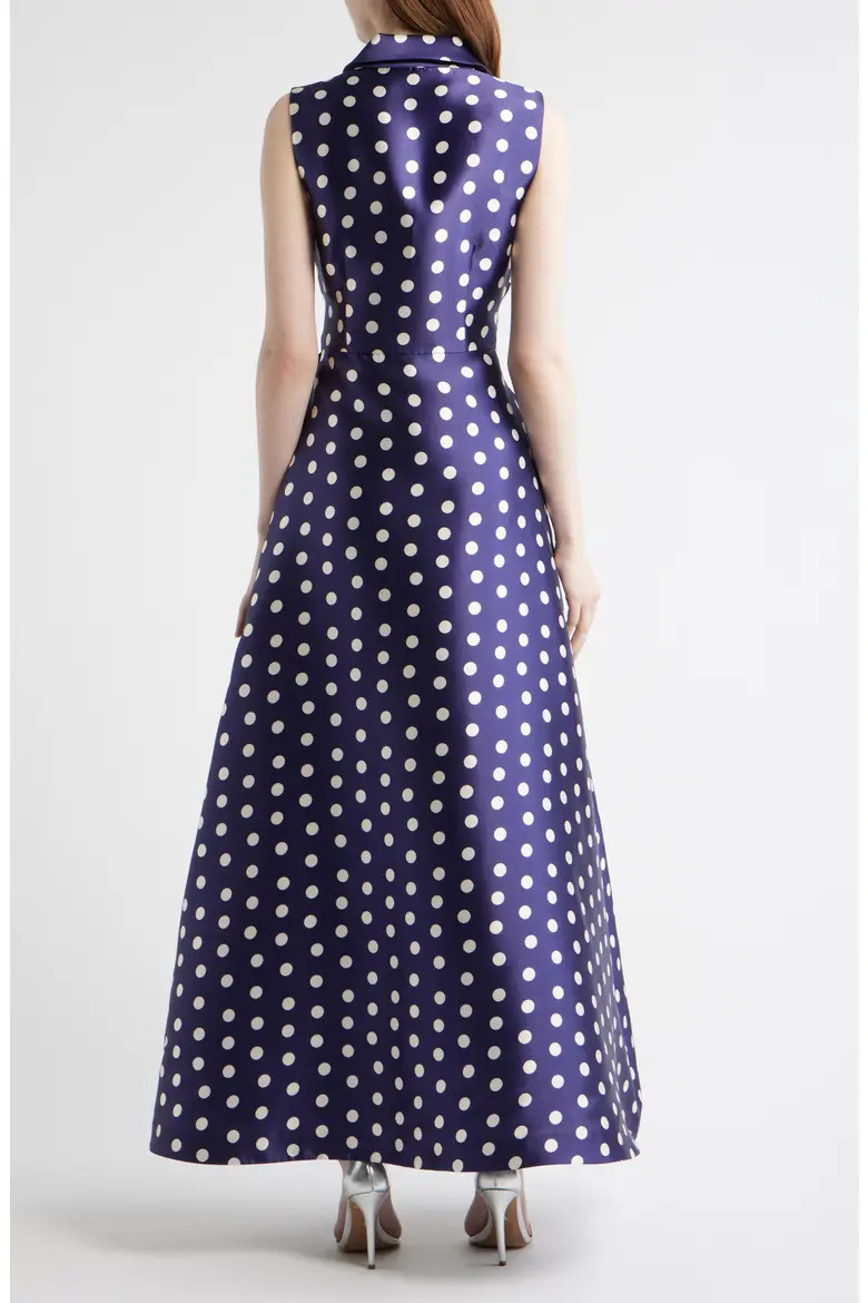 Dot Sleeveless Gown (Women) | Nordstrom | Nordstrom
