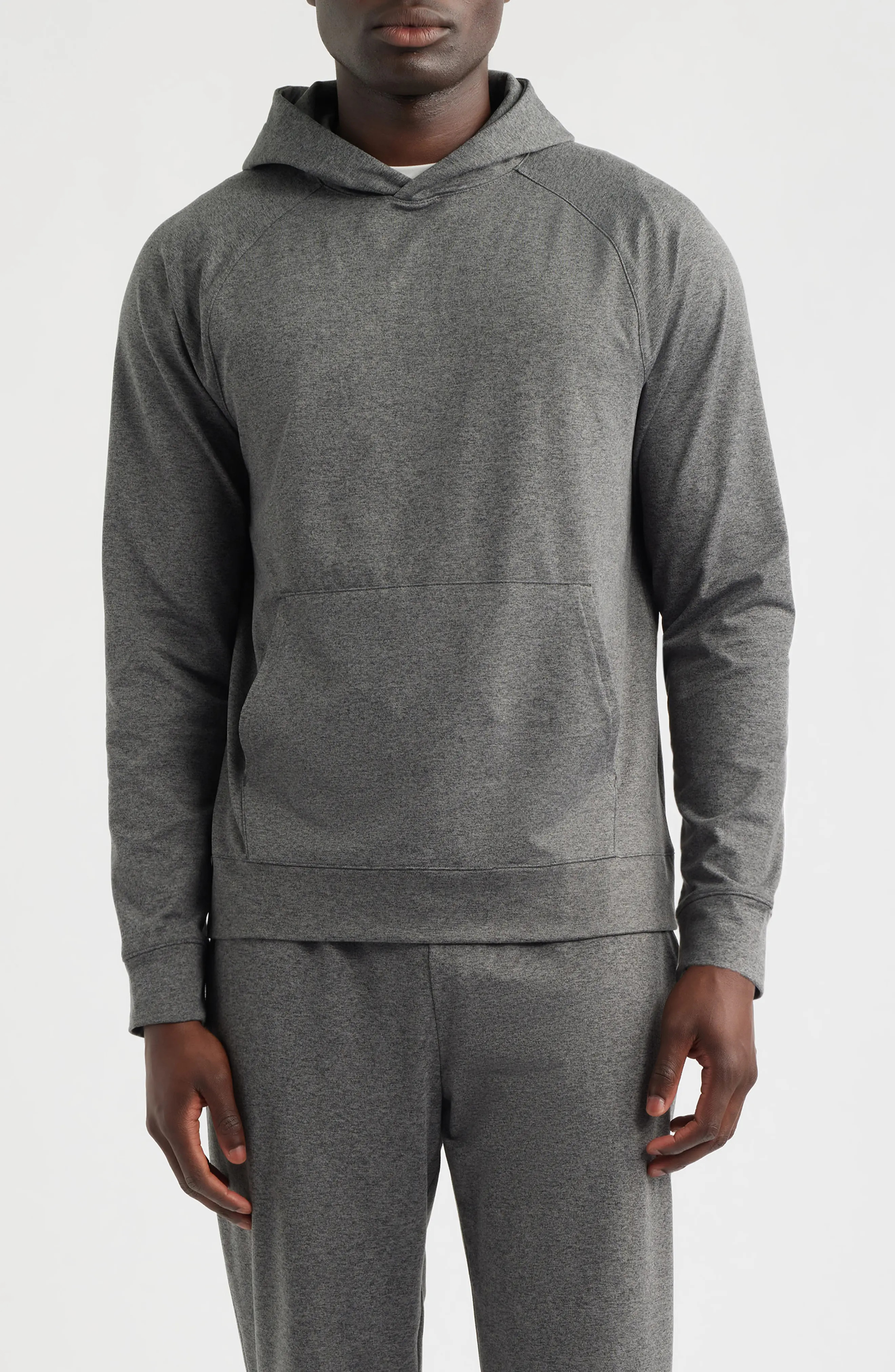 Zella Live In Pullover Hoodie in Grey Mountain Heather at Nordstrom, Size Small | Nordstrom