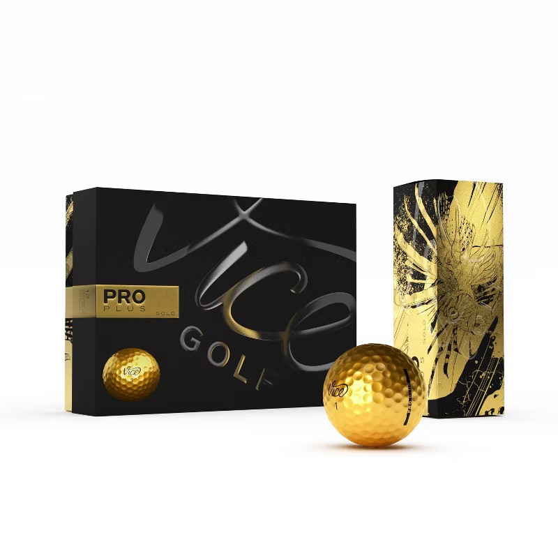 Vice Pro Plus Golf Balls Gold - 12pk | Target