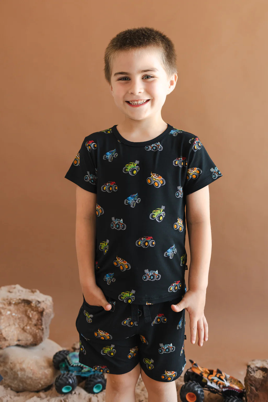 Toddler Basic Tee in Monster Truck | Kyte Baby