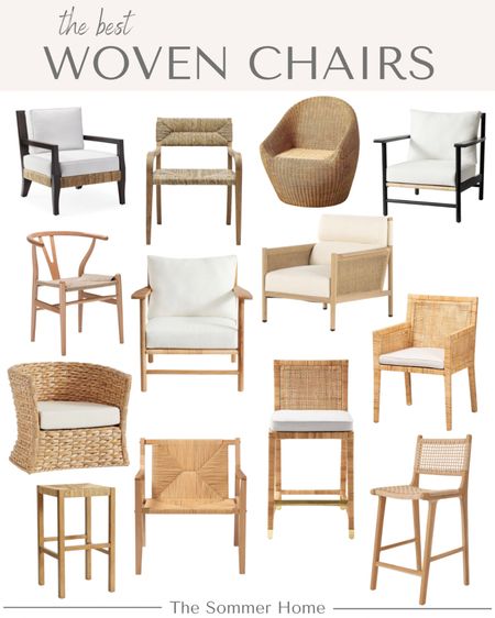 The very best woven chairs perfect for a living room, bedroom, kitchen or dining room  

#LTKstyletip #LTKFind #LTKhome