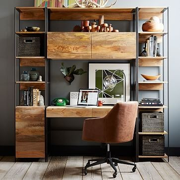 Industrial Modular Wall Desk (49") | West Elm (US)