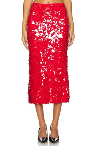 ASTR the Label Amos Skirt in Red from Revolve.com | Revolve Clothing (Global)