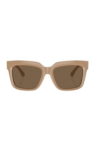 Square Sunglasses in Beige | Revolve Clothing (Global)