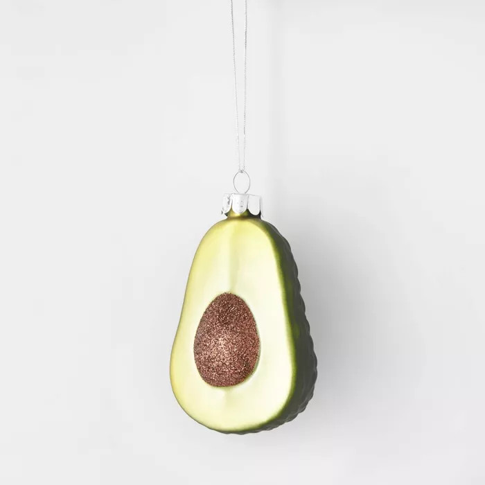 Avocado Glass Christmas Tree Ornament - Wondershop™ | Target