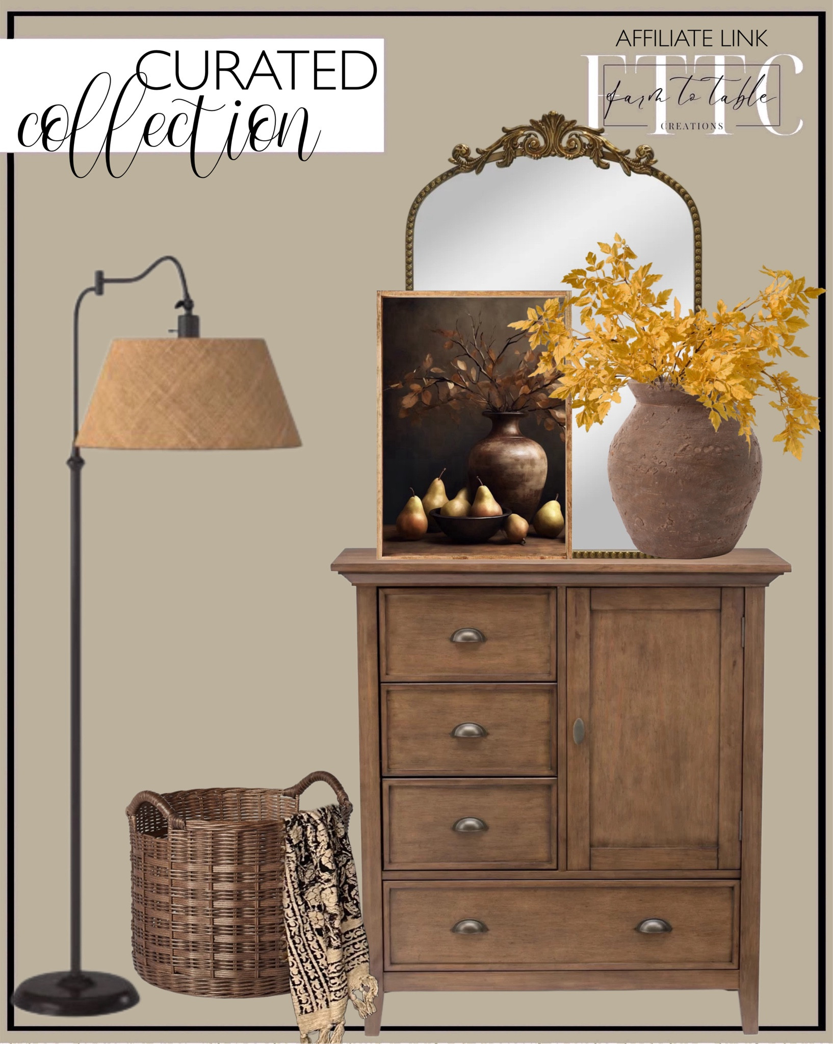 Yesterday’s Top Picks. Follow @farmtotablecreations on Instagram for more inspirational.

🍂Code FARMTOTABLE for 15% off framed art.

Autumn Stems & Pears Still Life. Chifley Solid Wood Accent Cabinet. 20" x 30" Filigree Arch Metal Wall Mirror Decor in Gold. Demetria Terracotta Vase. Theodora swing arm floor lamp. Medium Round Rattan Decorative Basket Dark Brown. Golden Yellow Cimicifuga Ramosa Leaf Spray. Home Inspiration Handmade Throw Handblock print Throw Cotton. 

Fall Decor | Fall Stem Sale | Target Finds | Skinny Bench | Bedroom | Living Room | Breakfast Nook | Amazon Home | Target Sale | Loloi Rugs | Magnolia Home | console table | console table styling | faux stems | entryway space | home decor finds | neutral decor | entryway decor | cozy home | affordable decor |  home decor | home inspiration | fall stems | fall console | fall vignette | fall decor | spring decorations | console styling | entryway rug | cozy moody home | moody decor | neutral home


#LTKHome #LTKFindsUnder50 #LTKSaleAlert