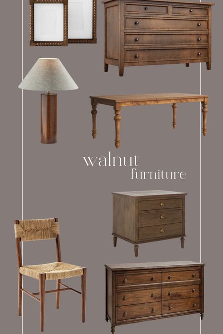 Walnut furniture 

#LTKhome #LTKfindsunder50 #LTKSeasonal