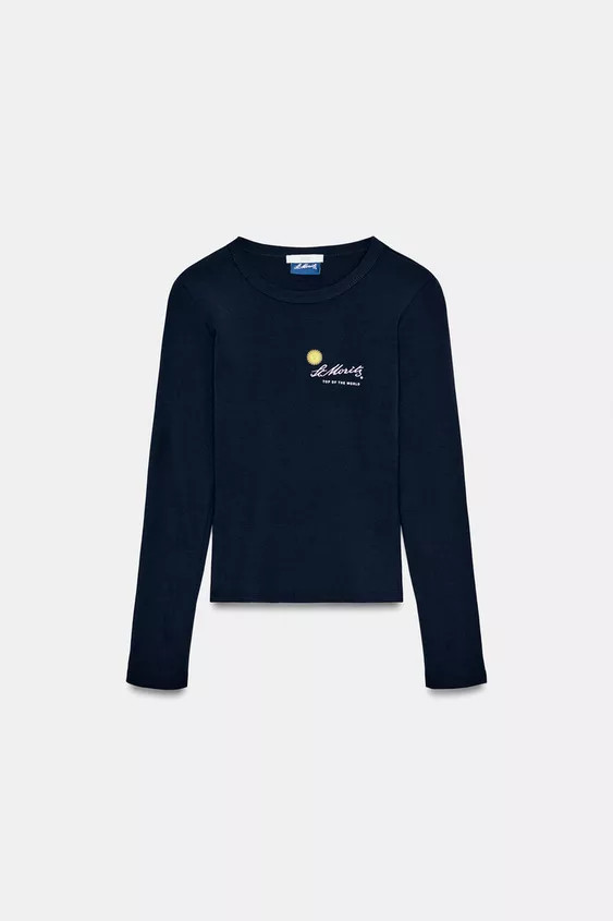 EMBROIDERED ST. MORITZ® T-SHIRT | Zara UK