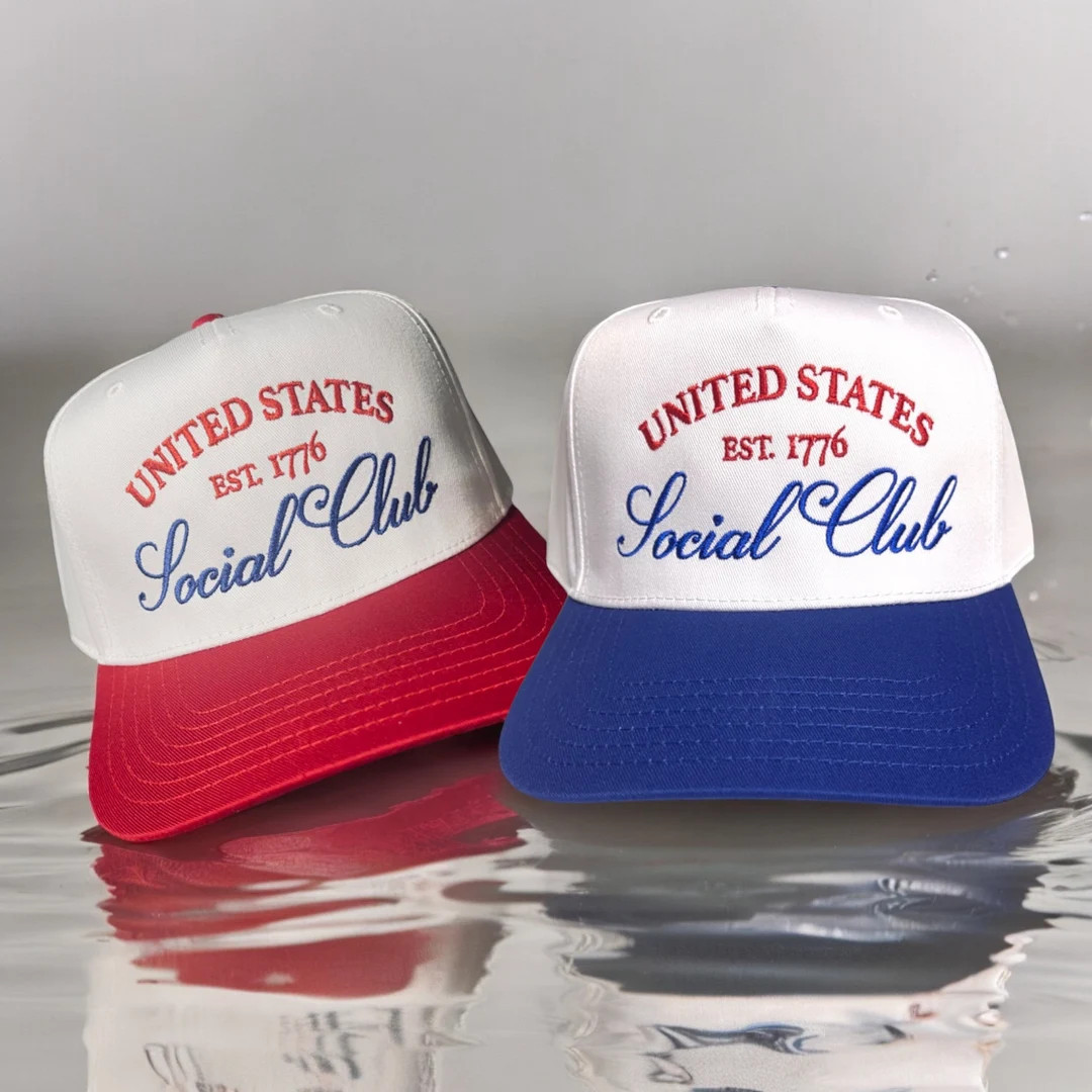 United States Social Club Classic Baseball Trucker Cap, Election Year Hat, Patriotic Trucker Cap,... | Etsy (US)