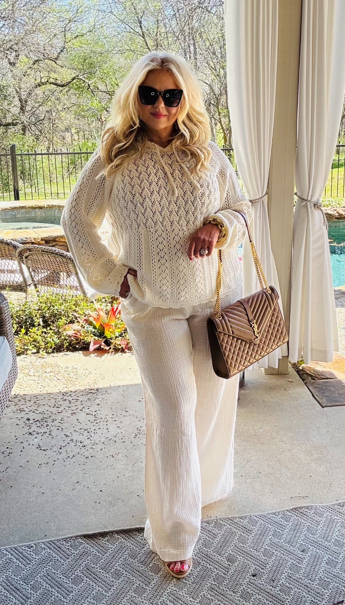 Target cream sweater with Target pants creates an elegant look. Add a few accessories and you are ready for any occasion! ✨✨

#LTKBeauty #LTKOver40 #LTKootd