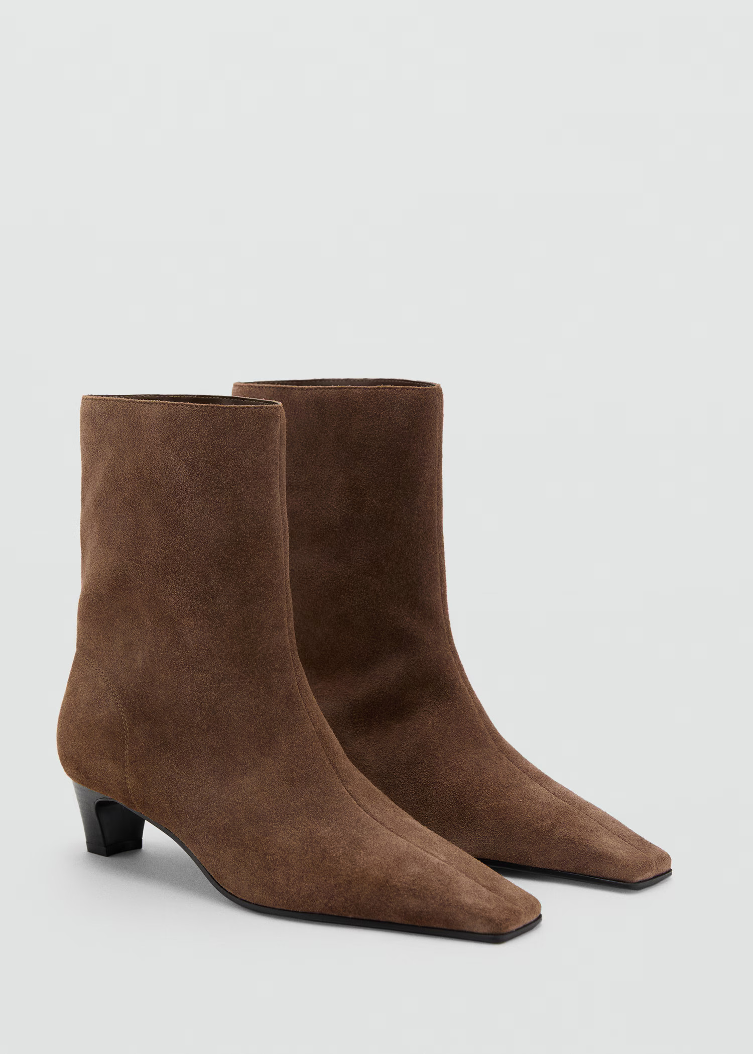 Suede leather ankle boots - Women | MANGO USA | Mango (US/MX/AU)