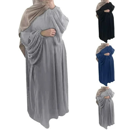Burka Abayas for Women Elegant Solid Colours | Walmart (US)