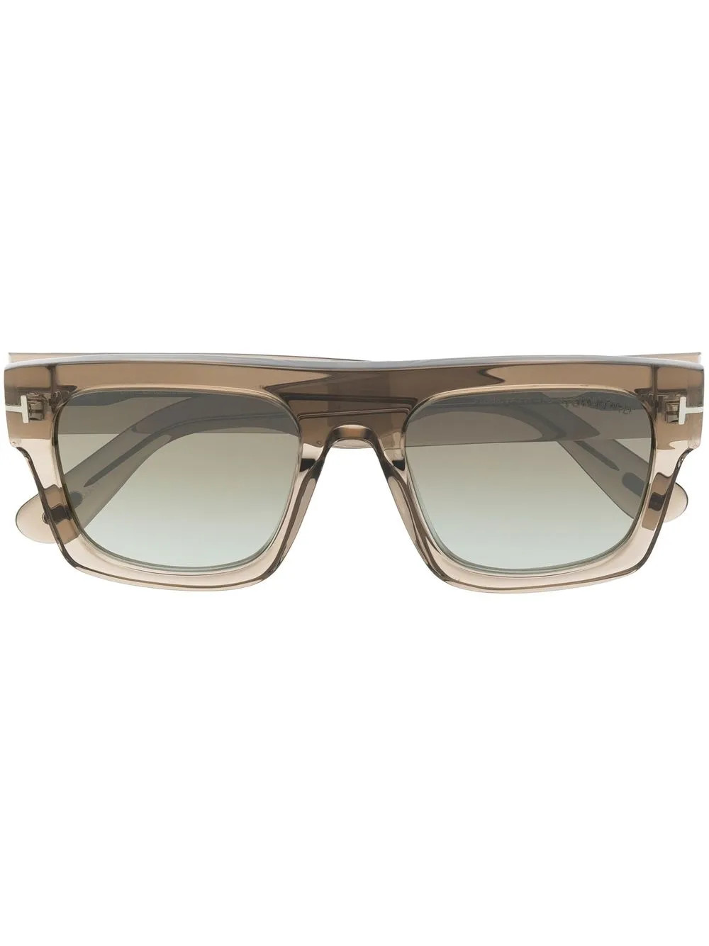 TOM FORD Eyewear Transparent square-frame Sunglasses | Grey | FARFETCH RO | Farfetch Global