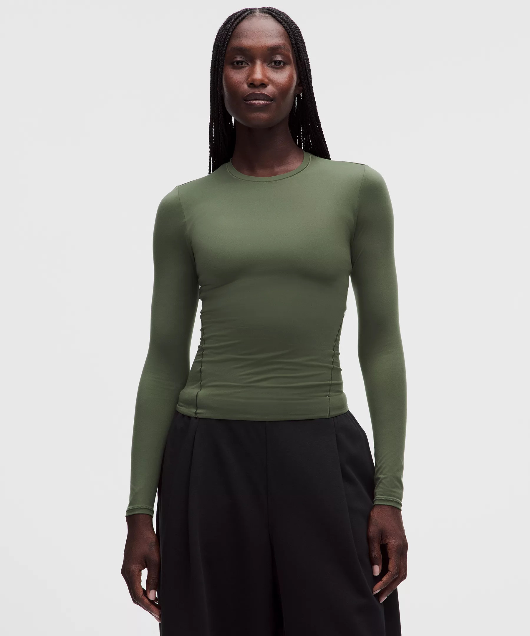 Wundermost Ultra-Soft Nulu Crewneck Long-Sleeve Shirt | Lululemon (US)