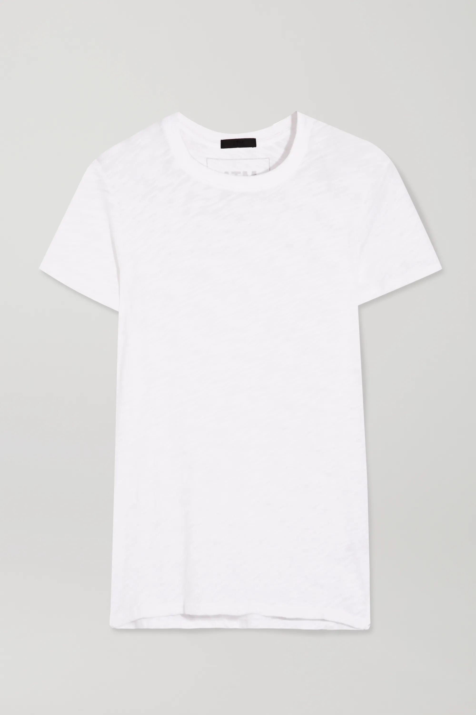 White Schoolboy slub cotton-jersey T-shirt | ATM Anthony Thomas Melillo | NET-A-PORTER | NET-A-PORTER (UK & EU)