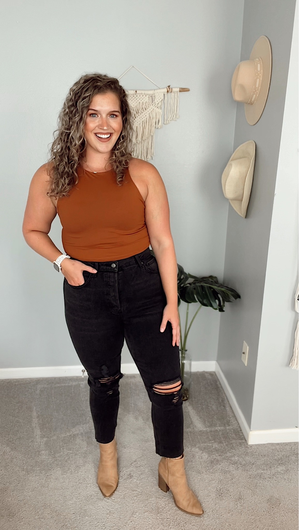 Target black distressed straight leg denim jeans! Great for Fall outfits 🍂 Wearing a size 12, need a size 14!
#jeans #denim #curvyjeans #affordableoutfits #falloutfits #fallfashion #fallstyle #midsizeoutfit #straightjeans #ootd #casualoutfits #casualstyle #affordablefashion #targetfinds #curvyfashion #croptop #boots #booties #brownboots

#LTKstyletip #LTKunder50 #LTKSeasonal