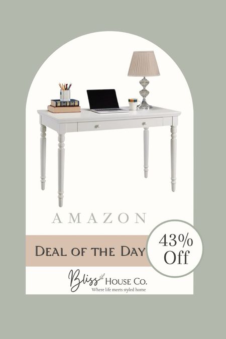 Don’t miss today’s Deal of the Day! Save 43% on this beautiful antique-inspired desk from Amazon. Perfect for adding a touch of elegance to your home office. 🖋️✨

#LTKHome #LTKStyleTip #LTKSaleAlert