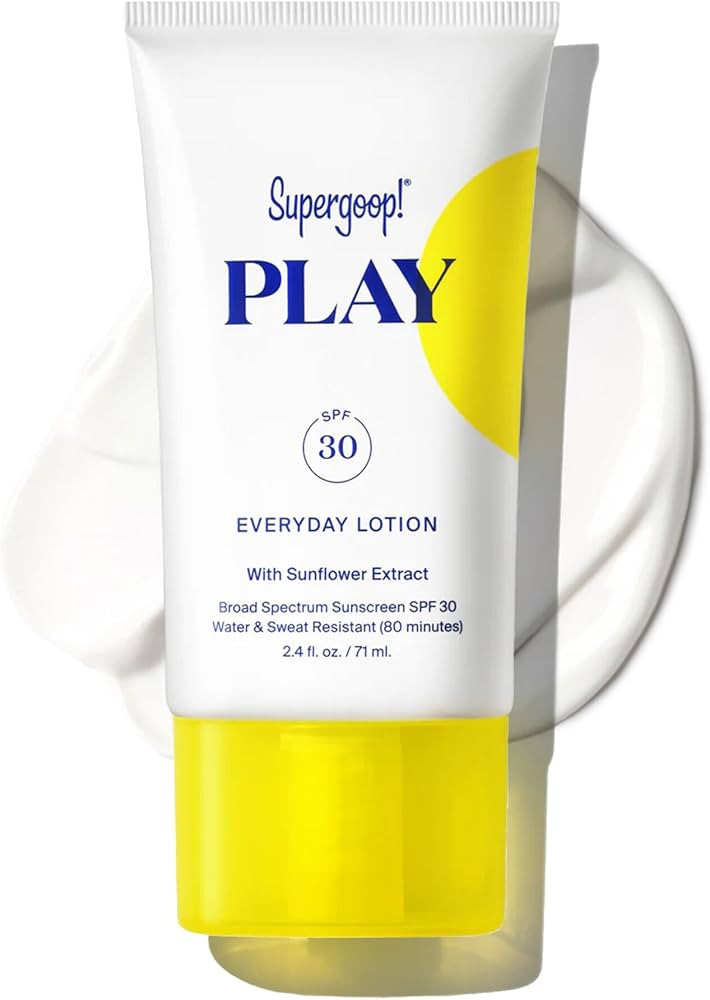 Supergoop! PLAY Everyday Lotion - Broad Spectrum Body & Face Sunscreen - Great for Active Days - ... | Amazon (US)