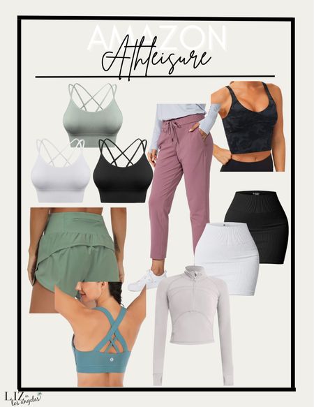 Amazon has some great athletic wear.  These athletic outfits are perfect for working out or cute athleisure.  These budget friendly athletic outfits are a comfy and great addition to your work from home wardrobe.

#LTKFind #LTKSeasonal #LTKfit