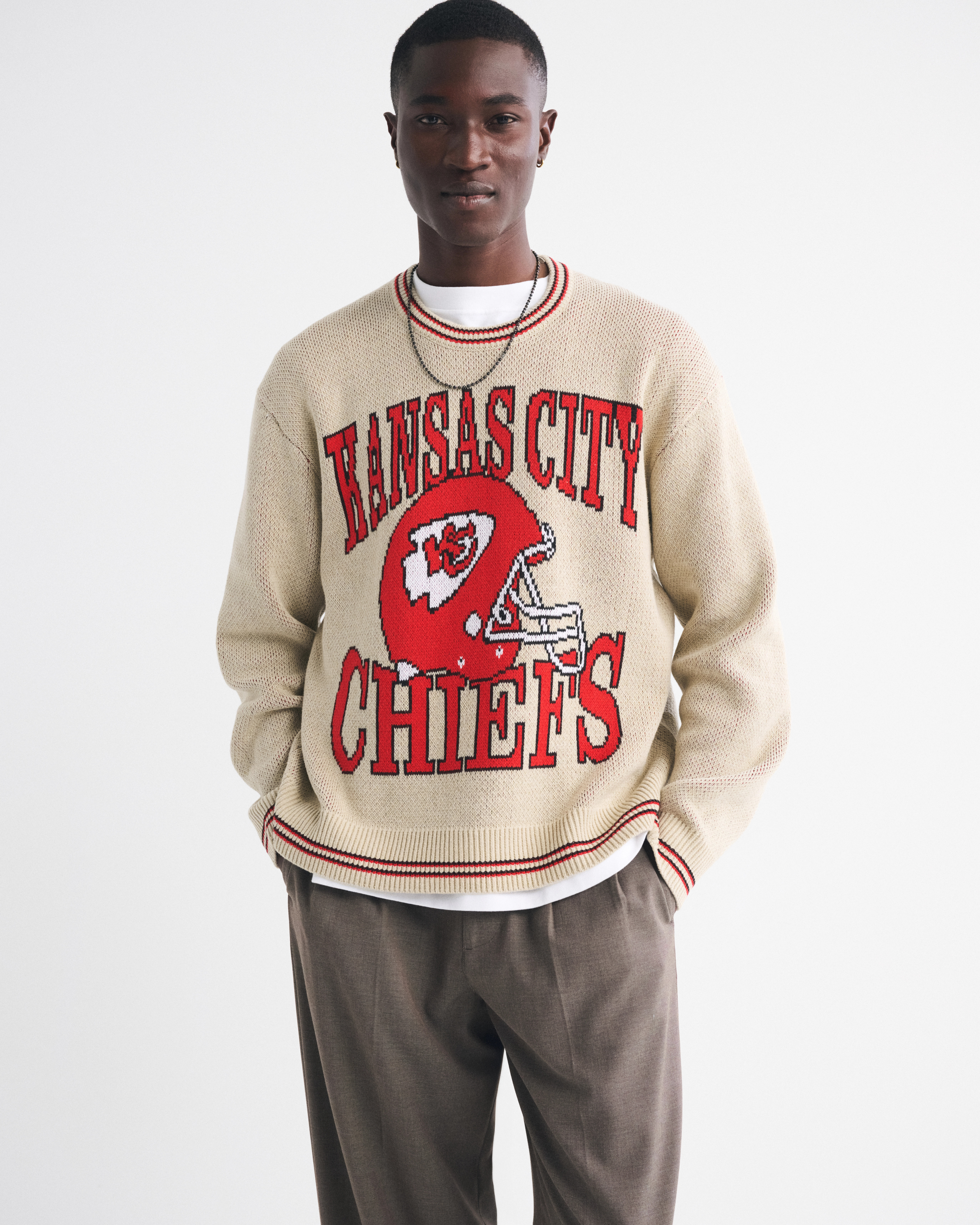 Kansas City Chiefs Crew Sweater | Abercrombie & Fitch (US)