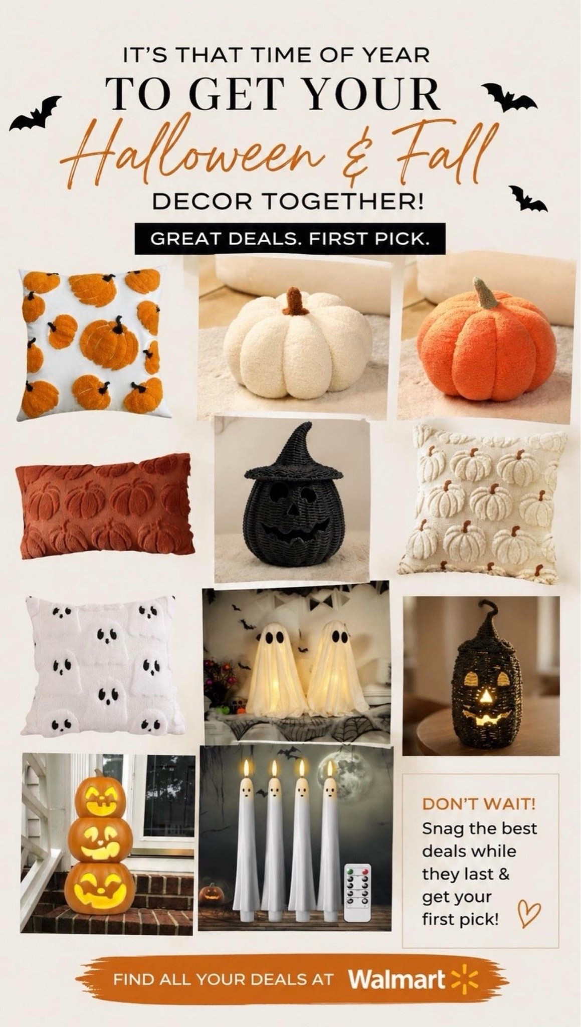 The cutest fall pieces are already hitting Walmart! 🍁 I'm finding trendy styles, cozy layers, and beautiful home decor at prices you'll love. Shop all my favorites now before they sell out!
#WalmartStyle #LTKFashion #FallWardrobe #AffordableStyle #FallFavorites #WalmartDeals #AutumnStyle #LTKDaily #FashionFinds #ShopWithMe

#LTKSaleAlert #LTKSeasonal #LTKmomlife