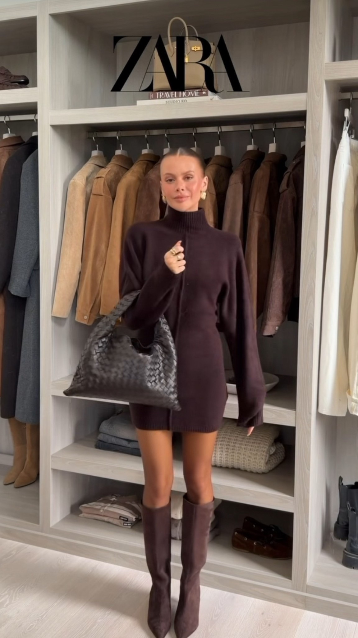 I’m wearing a size S in the dress 🤎

#LTKeurope #LTKuk #LTKautumn