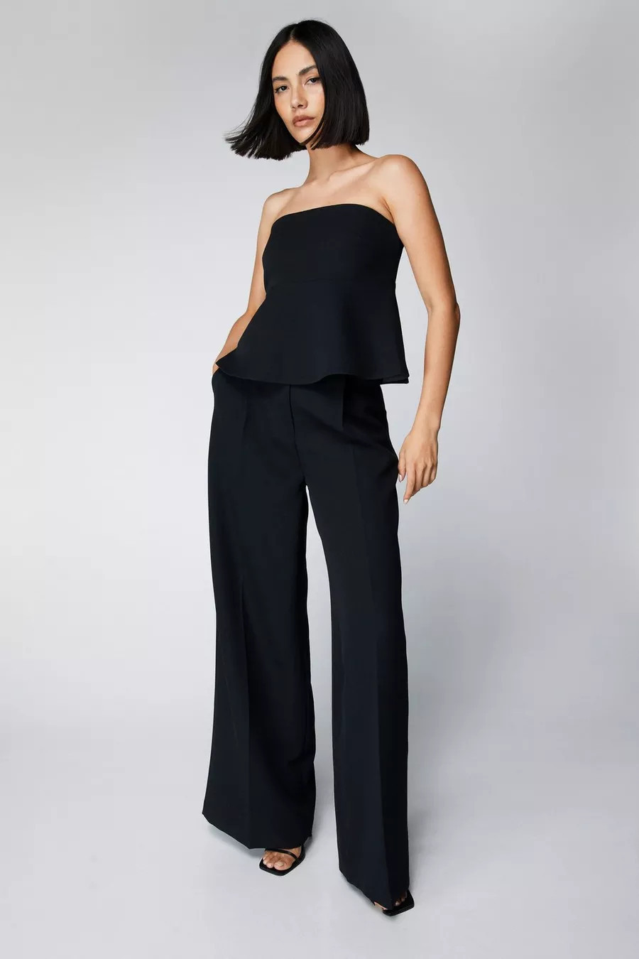 Premium Tailored Wide Leg Pants | Nasty Gal US