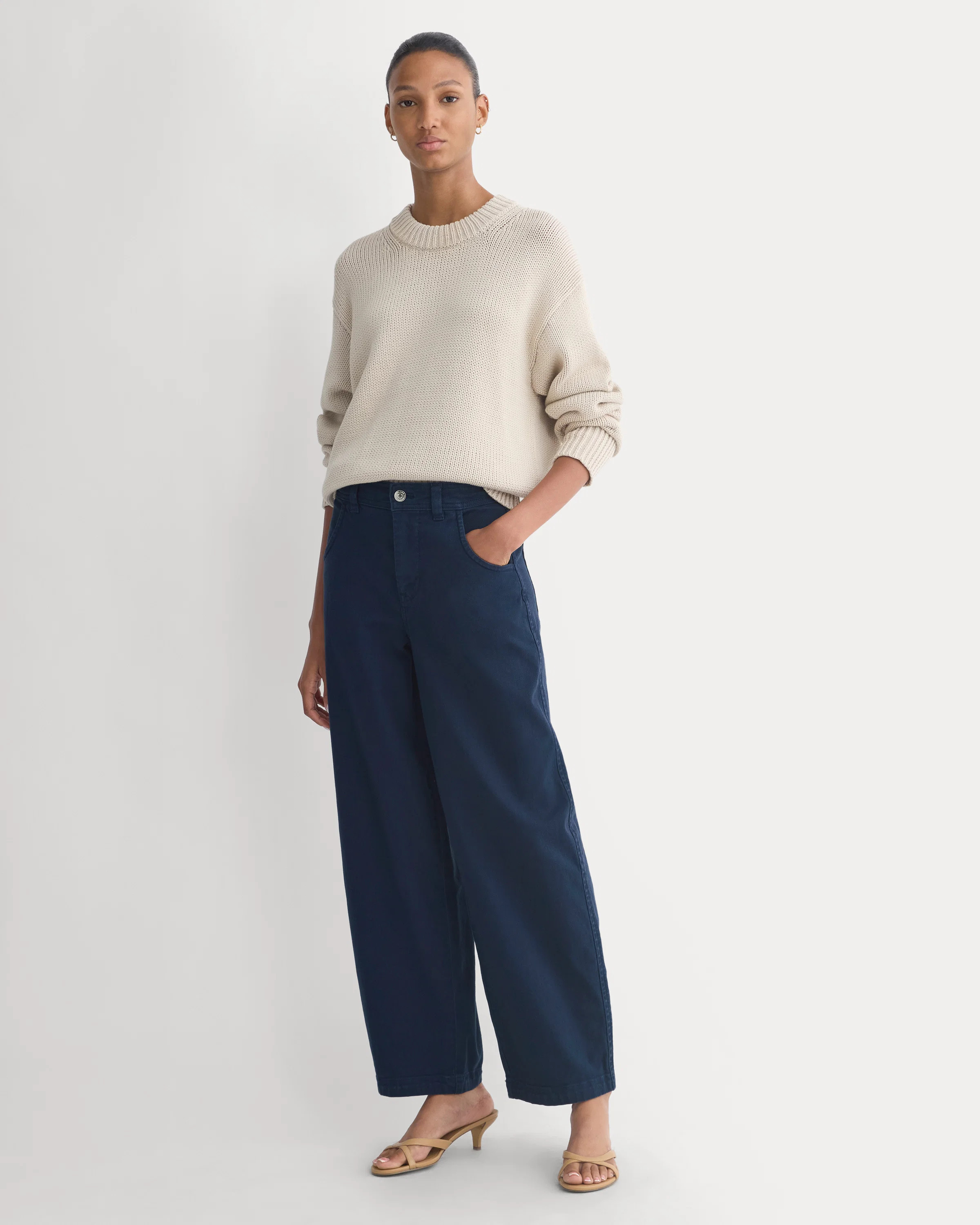 Utility Twill Barrel Pant | Coffee Bean | Regular | Everlane