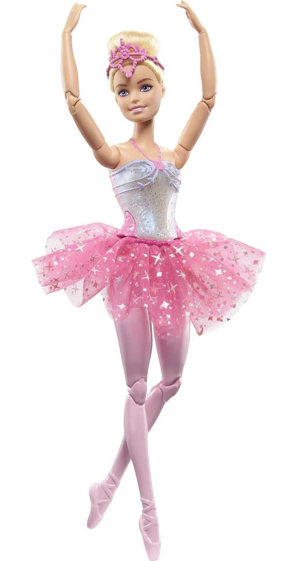 Barbie HLC25 Dreamtopia Twinkle Lights Ballerina Doll, Blonde with Light-Up Feature, Tiara and Tu... | Walmart (US)