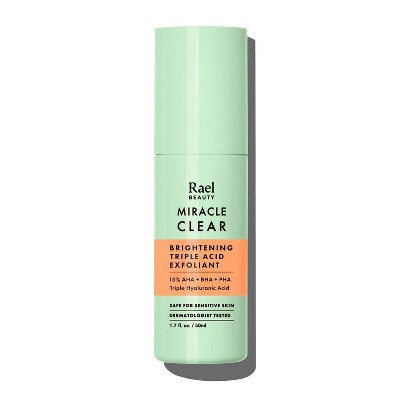 Rael Miracle Clear Brightening Triple Acid Face Exfoliant Gel-Serum - 1.7oz | Target