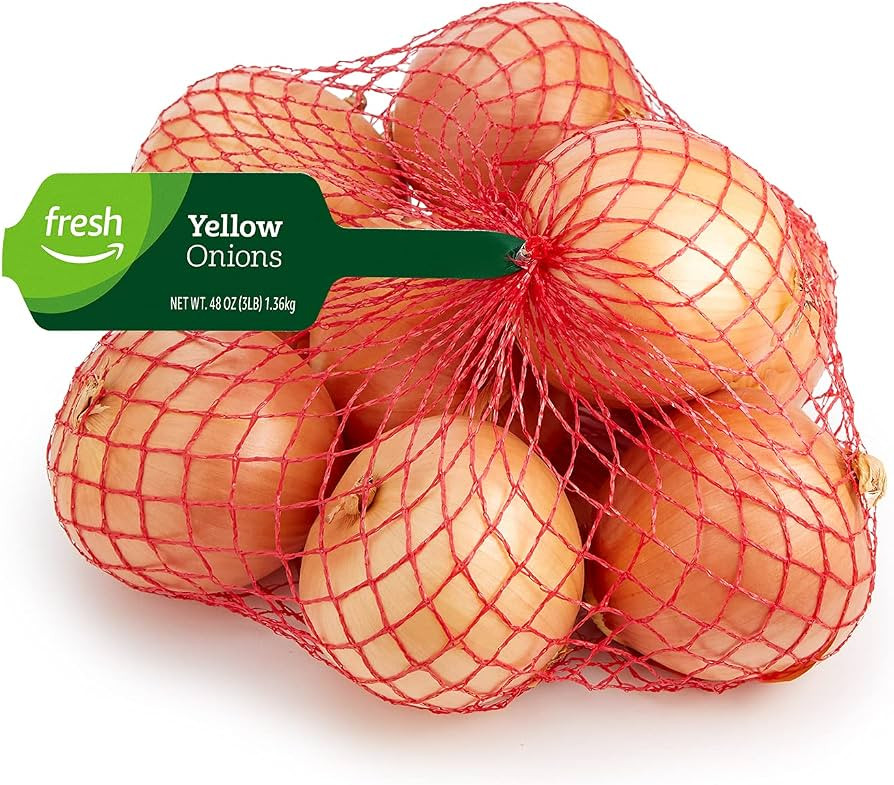 Amazon Fresh Brand, Yellow Onions, 3 Lb | Amazon (US)