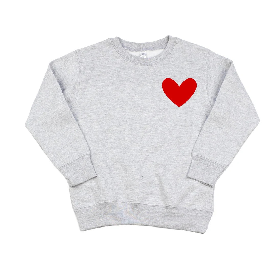 Heart Toddler Sweatshirt, Toddler Valentine Sweatshirt, Youth Sweater, Be Mine - Etsy | Etsy (US)