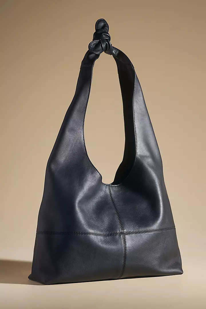 By Anthropologie Slouchy Leather Knotted-Shoulder Bag | Anthropologie (US)