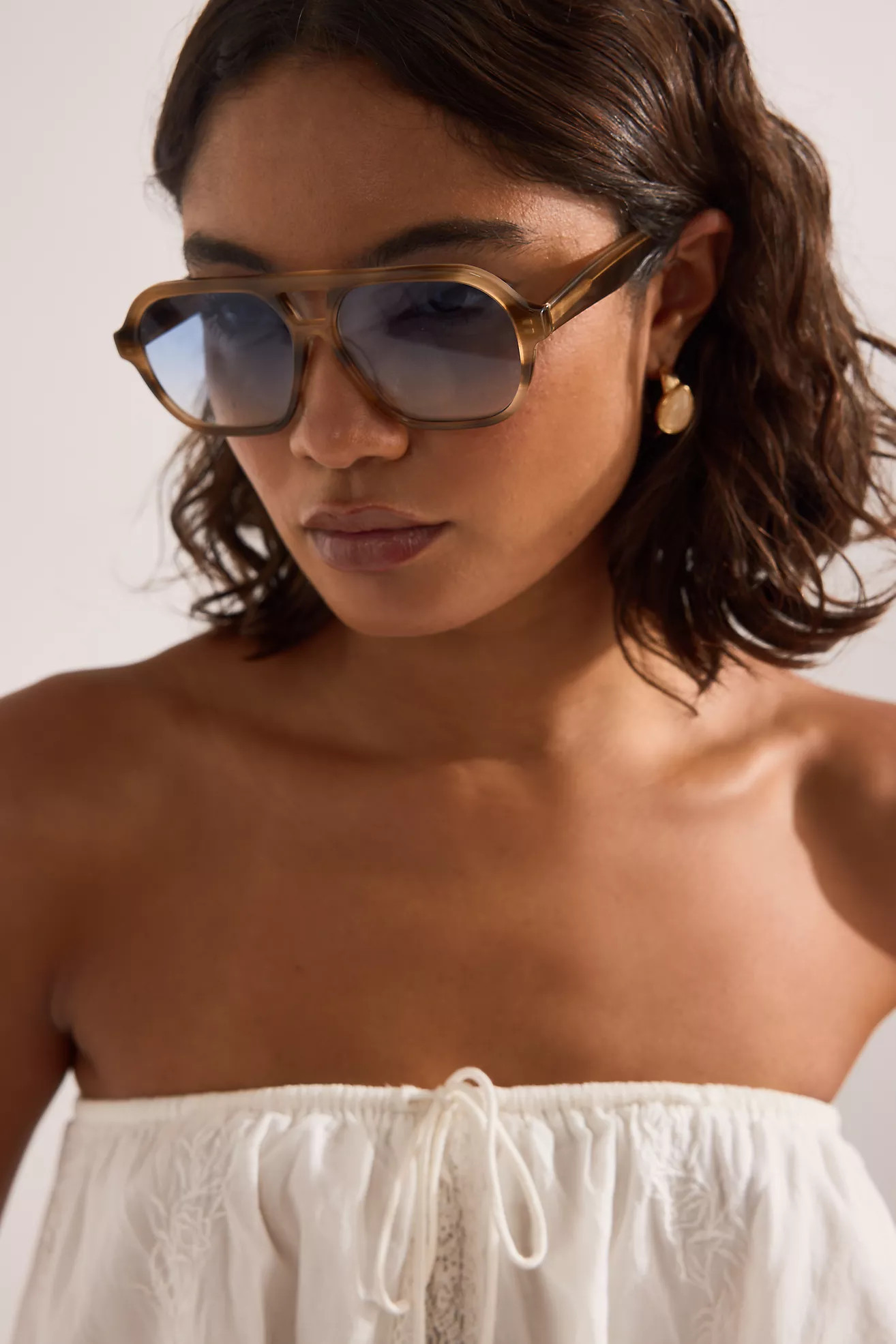 By Anthropologie Classic Aviator Sunglasses | Anthropologie (UK)