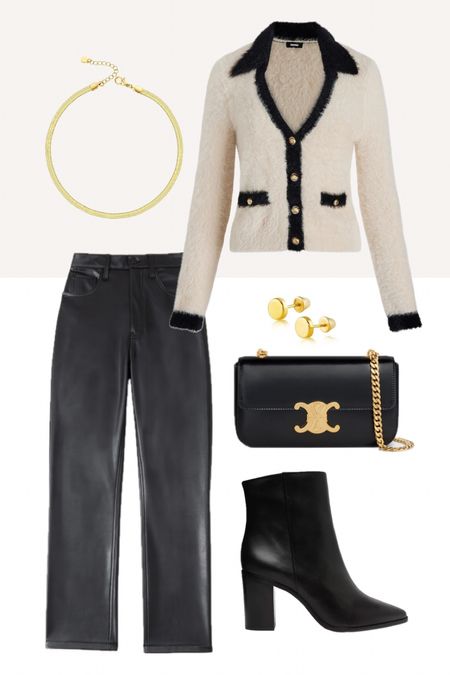 Dinner date outfit, outfit inspo, leather pant outfit, brunch outfit 

#LTKfindsunder100 #LTKstyletip #LTKHoliday