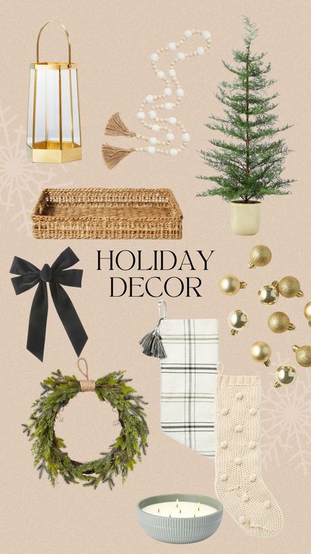 Holiday decor from Target now on sale !! 

#LTKsalealert #LTKHoliday #LTKCyberweek