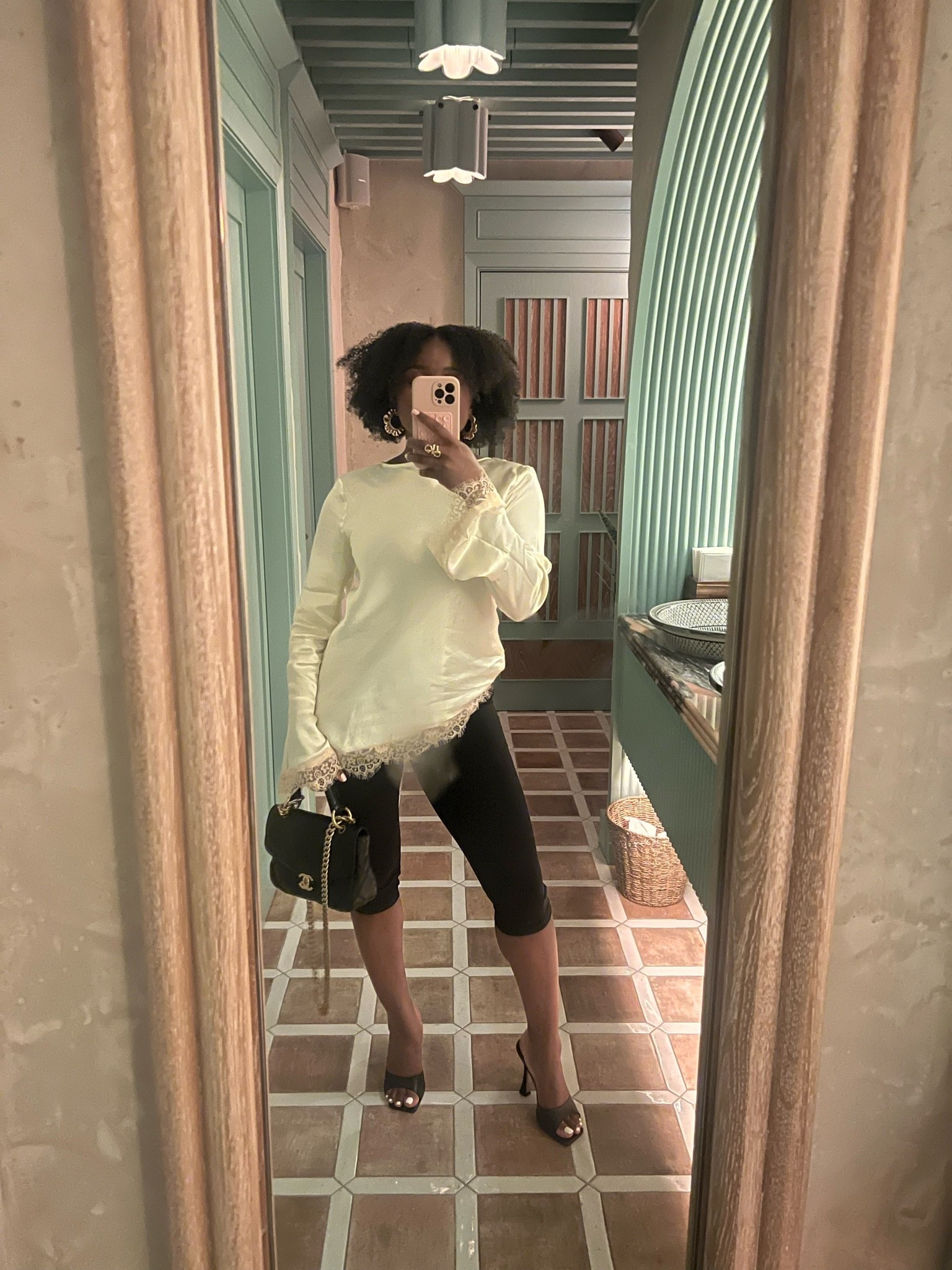Reclaimed vintage satin top which I love perfectly for dinner!  Not letting me link it but product code 155624394. Also can’t go wrong with the capris

#LTKuk #LTKspring #LTKsummer