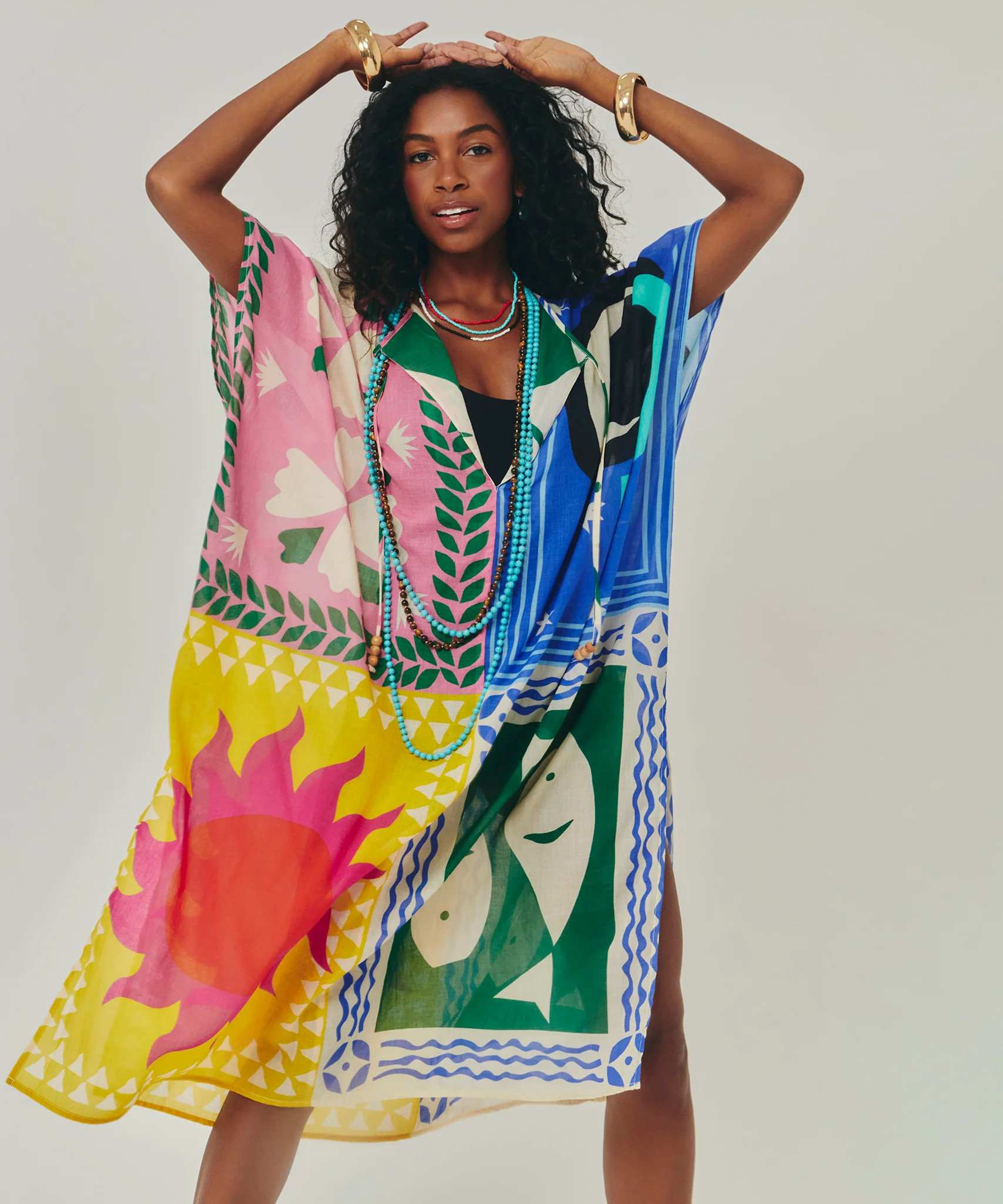 Summer Escape Maxi Caftan | Echo New York