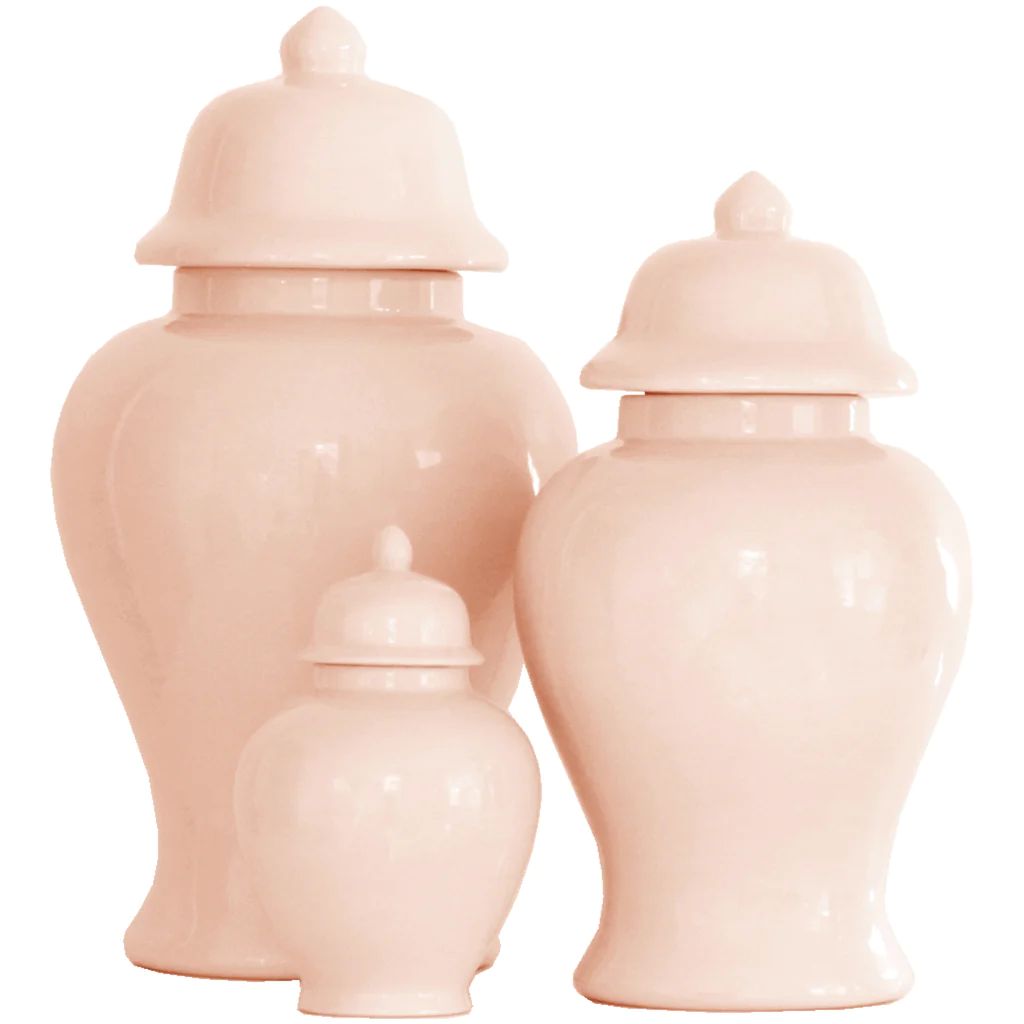 Blush Ginger Jars | Lo Home by Lauren Haskell Designs