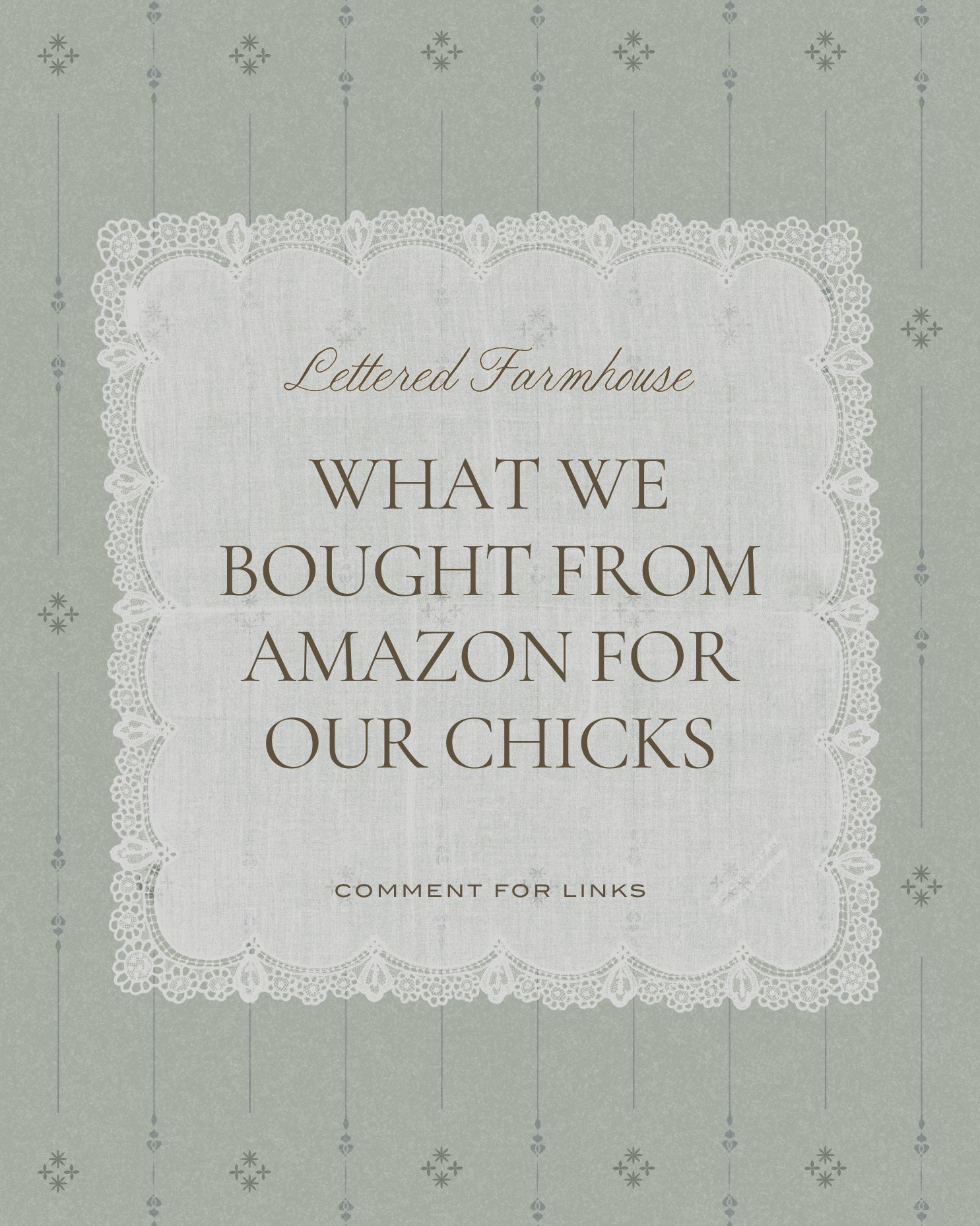 Everything we’ve bought for the chicks so far!! 

Chick brooder, chick care, chickens, chick must haves, chick essentials

#LTKHome #LTKmomlife #LTKdayinmylife

Comment SHOP below to receive a DM with the link to this post on my LTK ⬇ https://liketk.it/6diFg

#LTKKids #LTKSeasonal #LTKmorningroutine