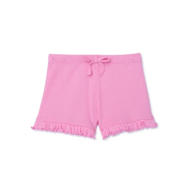 Garanimals Toddler Girl Solid Ruffle Short, Sizes 18M-5T | Walmart (US)