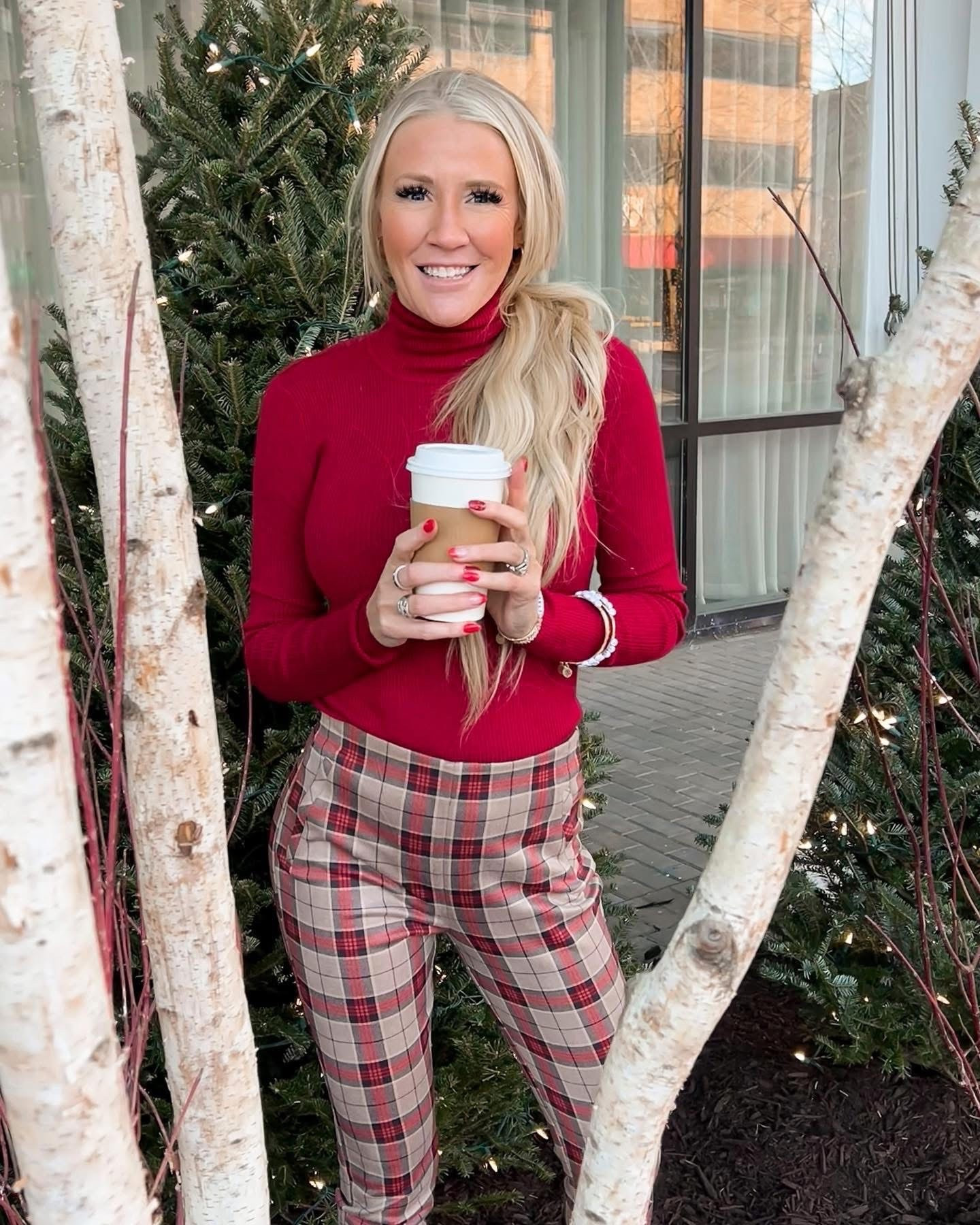 Holiday outfit 
Plaid
Sweater 

#LTKootd #LTKFindsUnder50 #LTKOver40