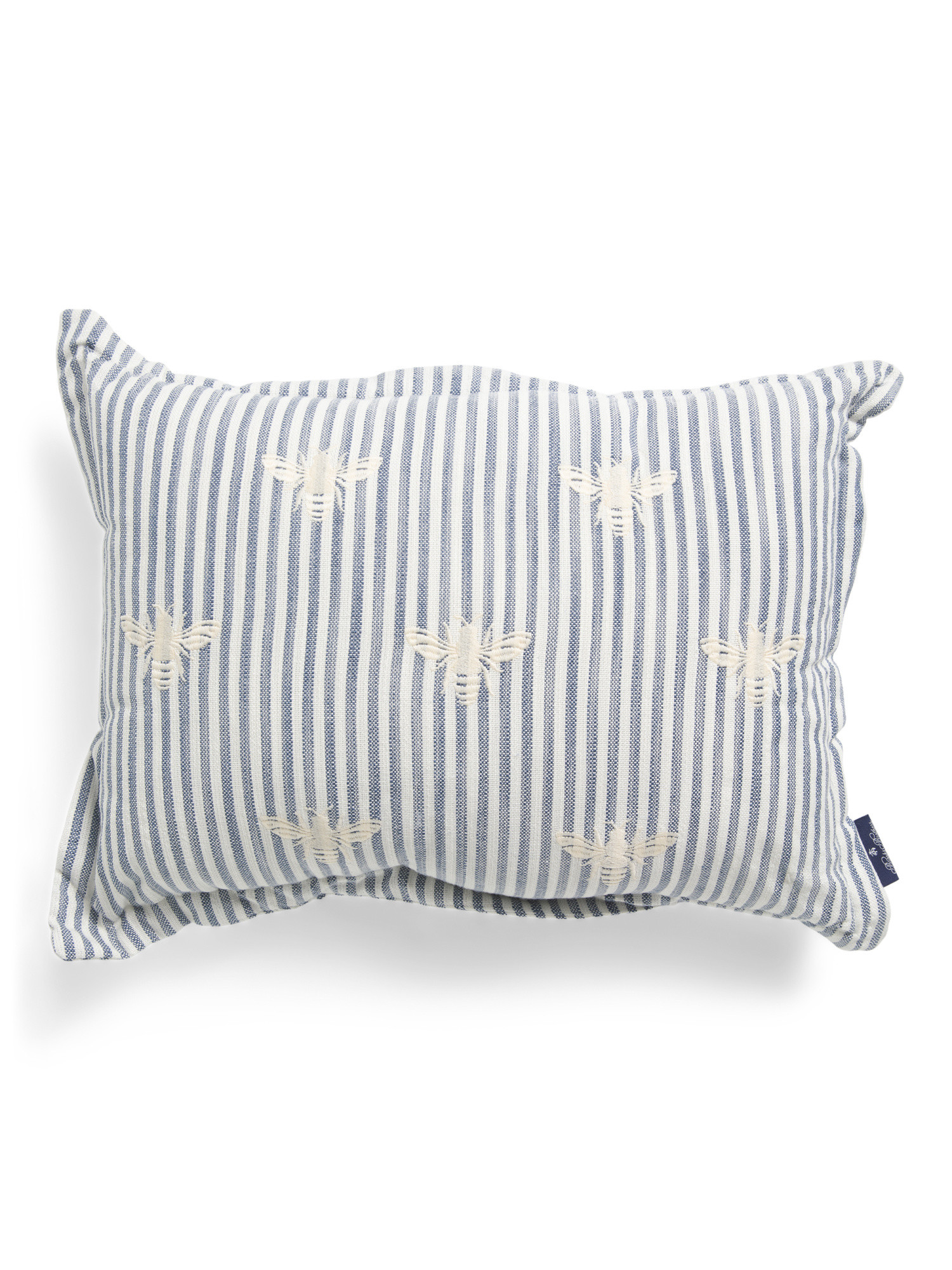14x20 Outdoor Embroidered Bee Striped Pillow | Home | Marshalls | Marshalls