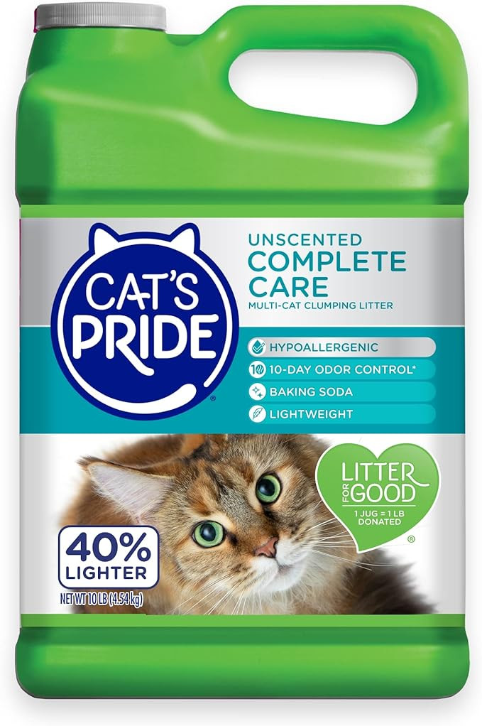Cat's Pride Premium Lightweight Clumping Litter: Complete Care - Up to 10 Days of Powerful Odor C... | Amazon (US)