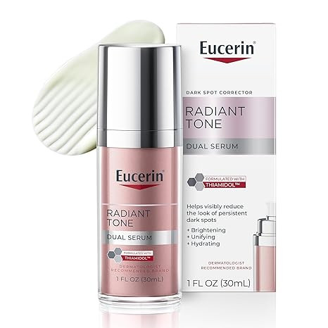 Eucerin Radiant Tone Dual Serum Dark Spot Corrector, Dark Spot Serum with Thiamidol and Hyaluroni... | Amazon (US)